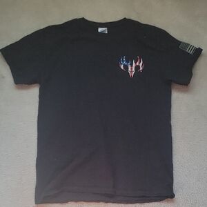 Delta Black Patriotic Graphic Men's Tee
